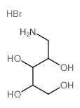 D-Arabinitol,1-amino-1-deoxy-, hydrobromide (9CI) structure