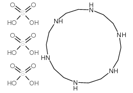 hexacyclen trisulfate Structure