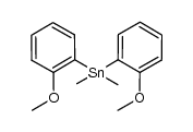 dimethylbis(2-methoxyphenyl)tin结构式