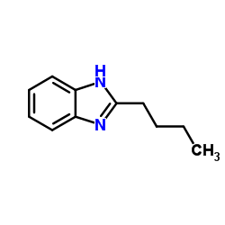 苯并咪唑,2-丁基-结构式