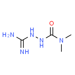 Hydrazinecarboxamide, 2-(aminoiminomethyl)-N,N-dimethyl- (9CI)结构式