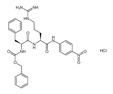 Z-Phe-Arg-pNA · HCl structure