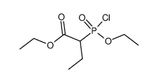 ethyl 2-(chloro(ethoxy)phosphoryl)butanoate Structure