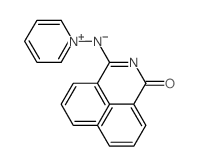 Pyridinium,1-[[(benzoylimino)phenylmethyl]amino]-, inner salt Structure