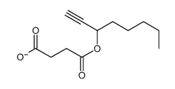 4-oct-1-yn-3-yloxy-4-oxobutanoate Structure