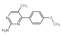 4-(4-methoxyphenyl)-5-methyl-pyrimidin-2-amine structure