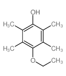 4-ethoxy-2,3,5,6-tetramethyl-phenol结构式