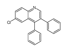 6-chloro-3,4-diphenylquinoline结构式