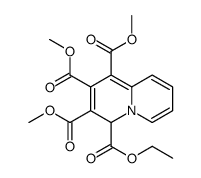 4-O-ethyl 1-O,2-O,3-O-trimethyl 4H-quinolizine-1,2,3,4-tetracarboxylate Structure