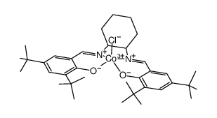 (+/-)-trans-Co(III)-salen-Cl Structure