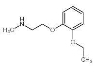 2-(2-ethoxyphenoxy)-N-methylethanamine structure