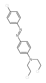 Benzenamine,N,N-bis(2-chloroethyl)-4-[2-(4-chlorophenyl)diazenyl]- picture