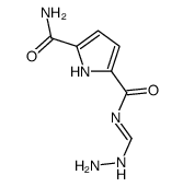 2-N-(hydrazinylmethylidene)-1H-pyrrole-2,5-dicarboxamide Structure