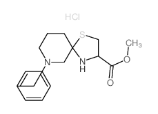 1-Thia-4,7-diazaspiro[4.5]decane-3-carboxylicacid, 7-(phenylmethyl)-, methyl ester, hydrochloride (1:2) picture