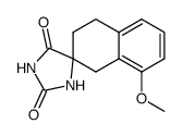 3',4'-dihydro-8'-methoxyspiro[imidazolidine-4,2'(1'H)-naphthalene]2,5-dione结构式