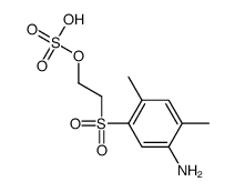 2-[(5-amino-2,4-dimethylphenyl)sulphonyl]ethyl hydrogen sulphate Structure