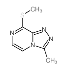 9-methyl-5-methylsulfanyl-1,4,7,8-tetrazabicyclo[4.3.0]nona-2,4,6,8-tetraene structure