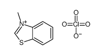 3-methyl-1,3-benzothiazol-3-ium,perchlorate结构式