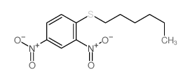 Sulfide, 2,4-dinitrophenyl hexyl structure