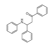 3-anilino-1,3-diphenylpropan-1-one Structure