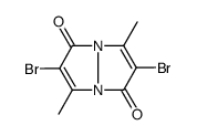 2,6-dibromo-1,5-dimethylpyrazolo[1,2-a]pyrazole-3,7-dione Structure