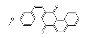 3-methoxybenzo[k]tetraphene-7,14-dione结构式