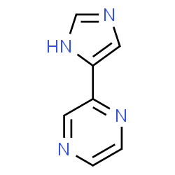 2-(1H-iMidazol-4-yl)pyrazine structure