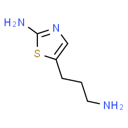 5-Thiazolepropanamine,2-amino- Structure