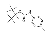 2,2,3,4,4-pentamethylpentan-3-ylp-tolylcarbamate Structure