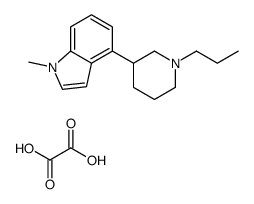 1-Methyl-4-(1-propyl-3-piperidinyl)-1H-indole ethanedioate (1:1)结构式