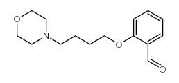 2-(4-morpholin-4-ylbutoxy)benzaldehyde structure