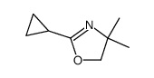 2-cyclopropyl-4,4-dimethyl-4,5-dihydrooxazole结构式