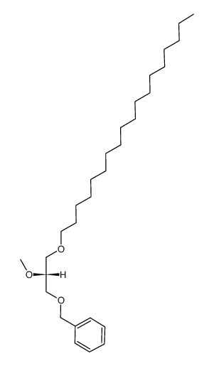 Benzene, 2-methoxy-3-(octadecyloxy)propoxymethyl-, (R)- structure