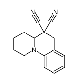 1,2,3,4,4a,6-hexahydrobenzo[c]quinolizine-5,5-dicarbonitrile Structure