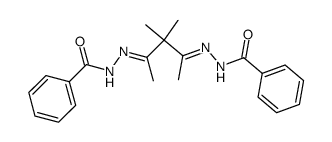 N',N'''-(3,3-dimethylpentane-2,4-diylidene)di(benzohydrazide)结构式