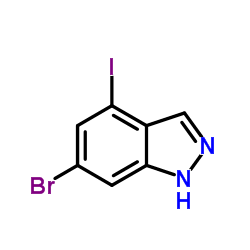 6-Bromo-4-iodo-1H-indazole picture