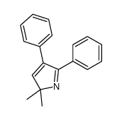 2,2-dimethyl-4,5-diphenylpyrrole结构式