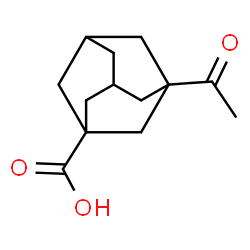 3-Acetyladamantane-1-carboxylic acid结构式