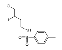 N-(4-chloro-3-iodobutyl)-4-methylbenzenesulfonamide Structure