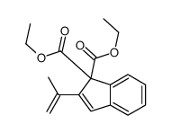 diethyl 2-prop-1-en-2-ylindene-1,1-dicarboxylate Structure