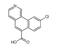 9-chlorobenzo[h]isoquinoline-6-carboxylic acid结构式