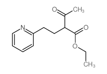 ethyl 3-oxo-2-(2-pyridin-2-ylethyl)butanoate structure