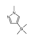 1-methyl-4-(trimethylsilyl)pyrazole Structure