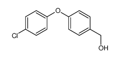 [4-(4-chlorophenoxy)phenyl]methanol structure