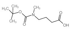 Boc-N-Me-GABA structure