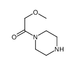 Piperazine, 1-(methoxyacetyl)- (9CI) structure