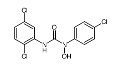 3-(2,5-DICHLOROPHENYL)-1-(4-CHLOROPHENYL)-1-HYDROXYUREA结构式