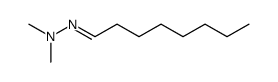 Octanal dimethylhydrazone Structure