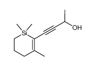 4-<(2RS)-1,1,3-Trimethyl-1-sila-2-cyclohexen-2-yl>-3-butin-2-ol Structure