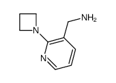 (2-(Azetidin-1-yl)pyridin-3-yl)Methanamine结构式